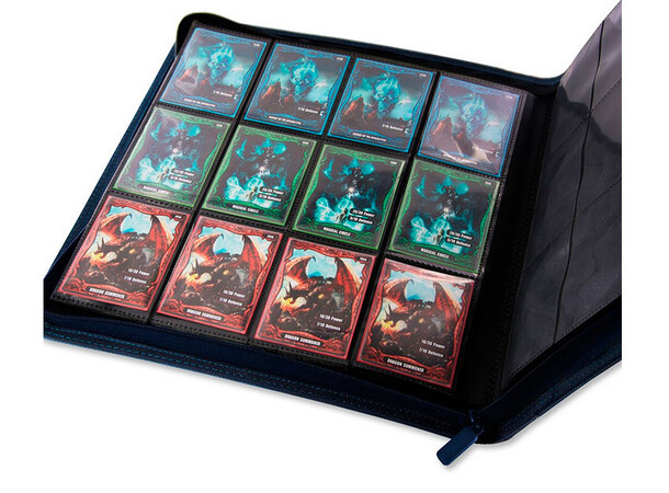 Zipfolio Xenoskin 24-Pocket Blå Ultimate Guard - Til 480 kort - Quadrow 